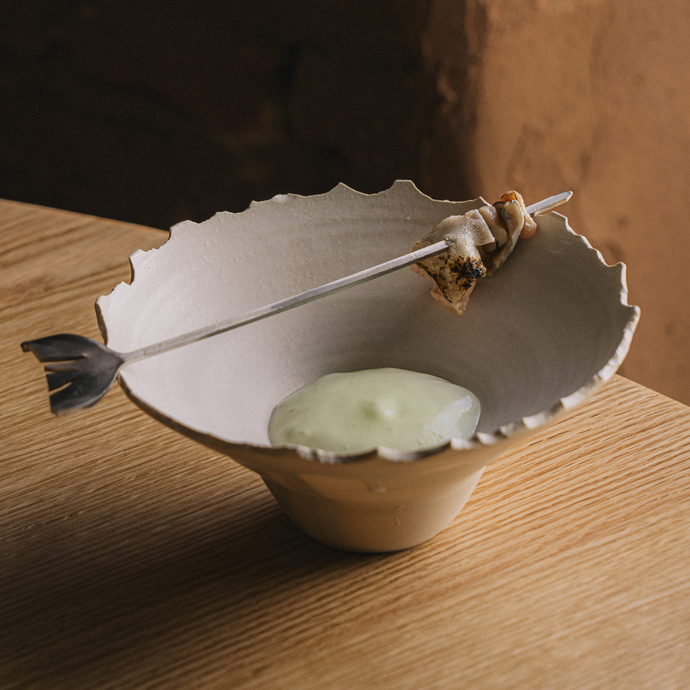 Trucha fario, plato del restaurante Barro © Maru Serrano/Barro