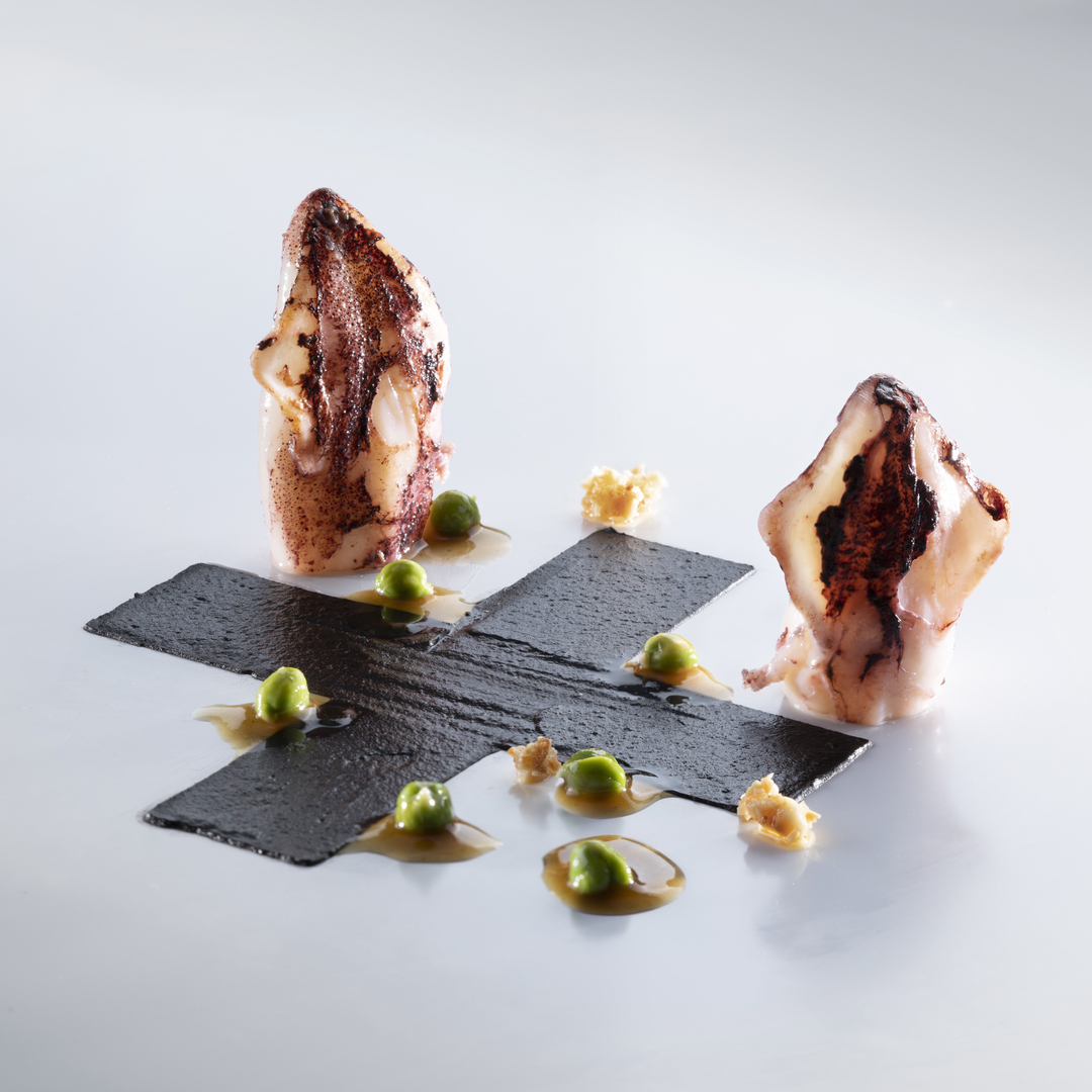 Plato con chipirones de Arzak © Magdalena Staurino/Arzak