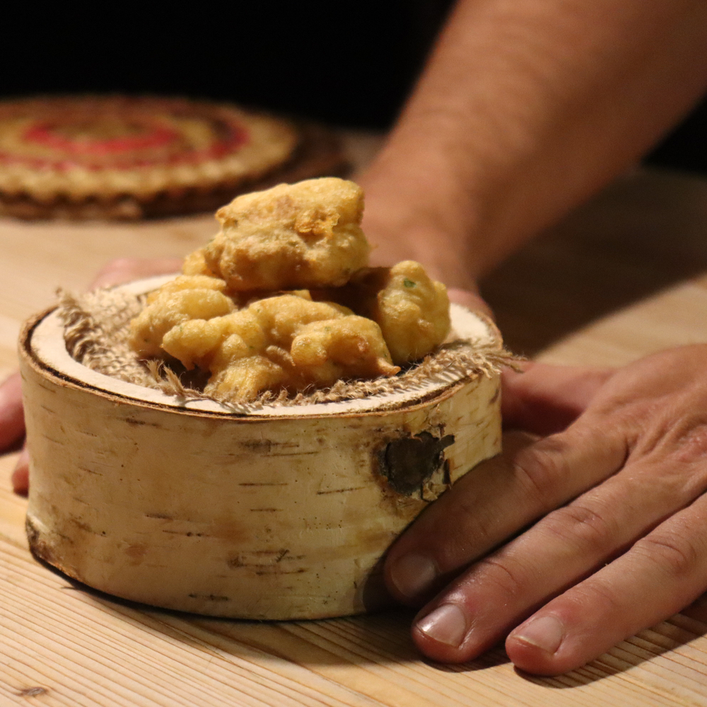 Pataniscas de bacalhau tal como a avó do chef fazia © Francisco Graça/Terruja